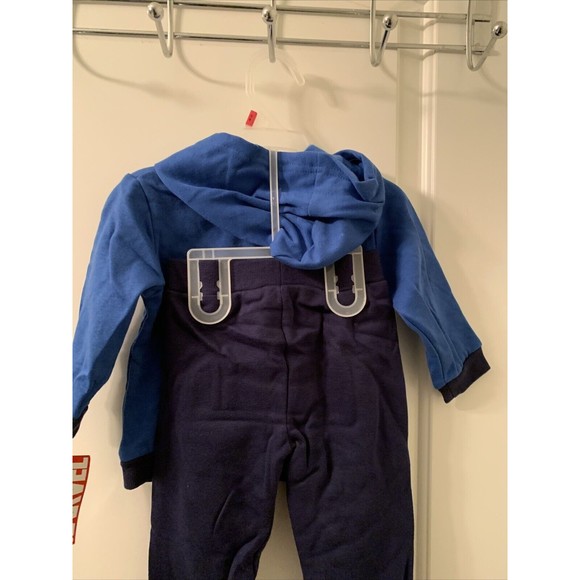 2 Piece Marvel Spiderman Jogging Suit Blue / Red Toddler Boys Choose Your Size - Picture 16 of 16